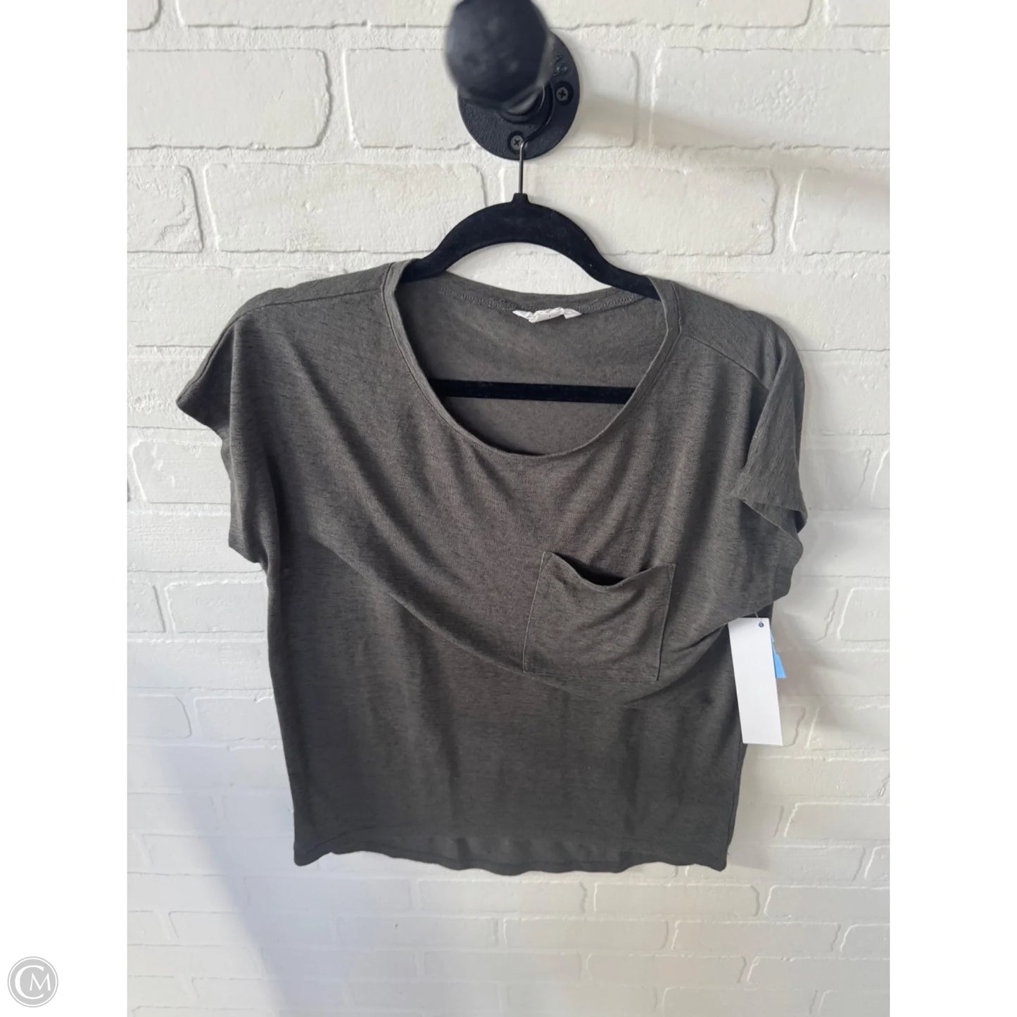 Top Short Sleeve Basic By Caslon In Green, Size: S