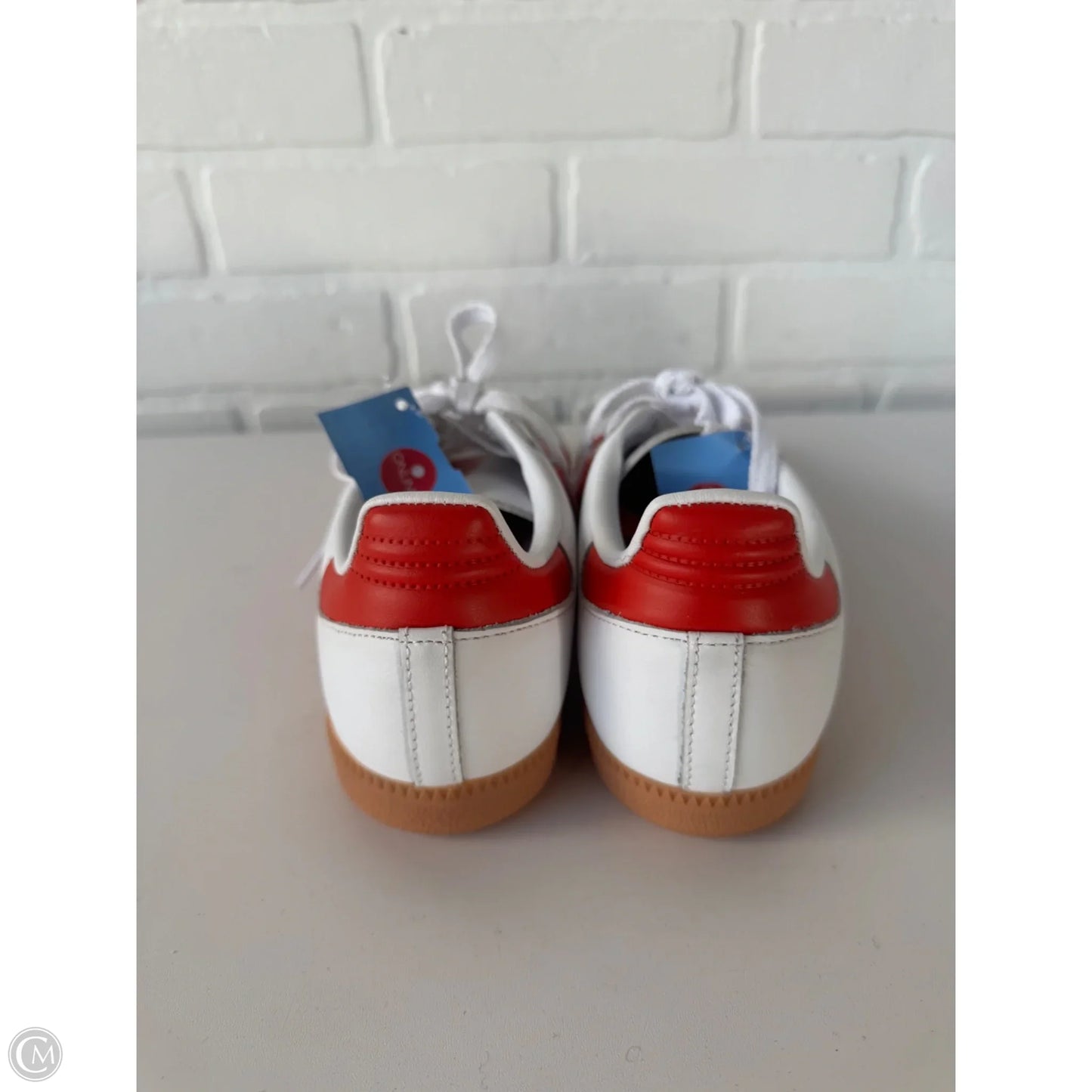 Shoes Sneakers By Adidas In Red & White, Size: 7.5