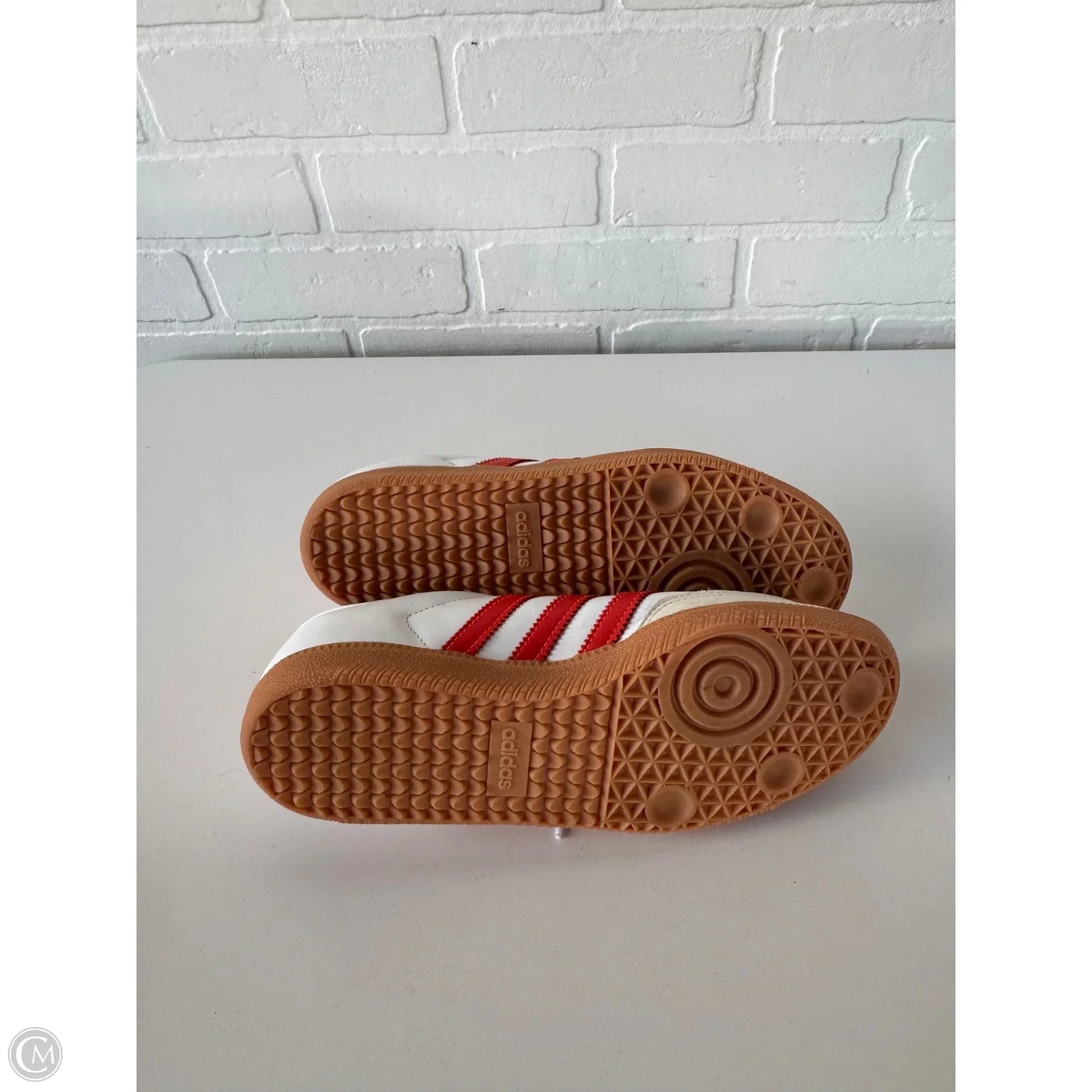 Shoes Sneakers By Adidas In Red & White, Size: 7.5