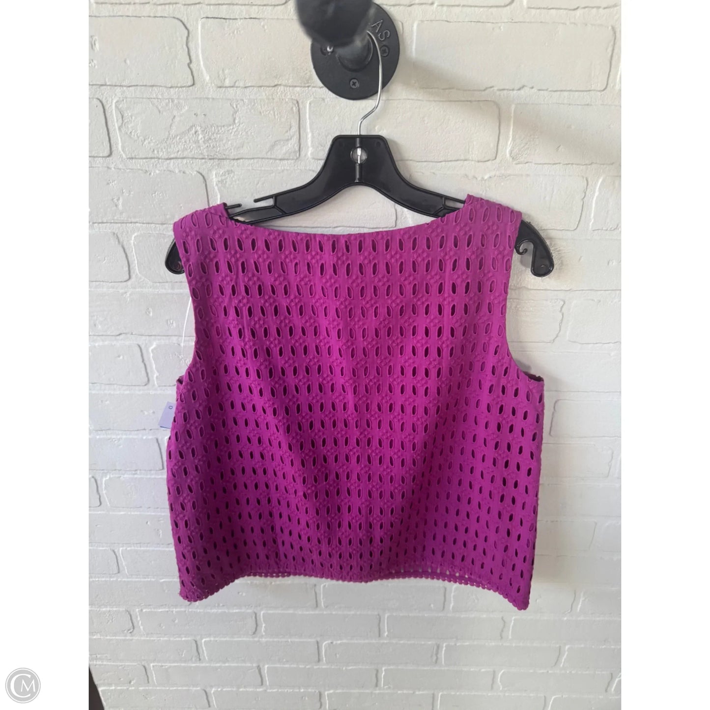 Top Sleeveless By Ann Taylor In Pink, Size: S