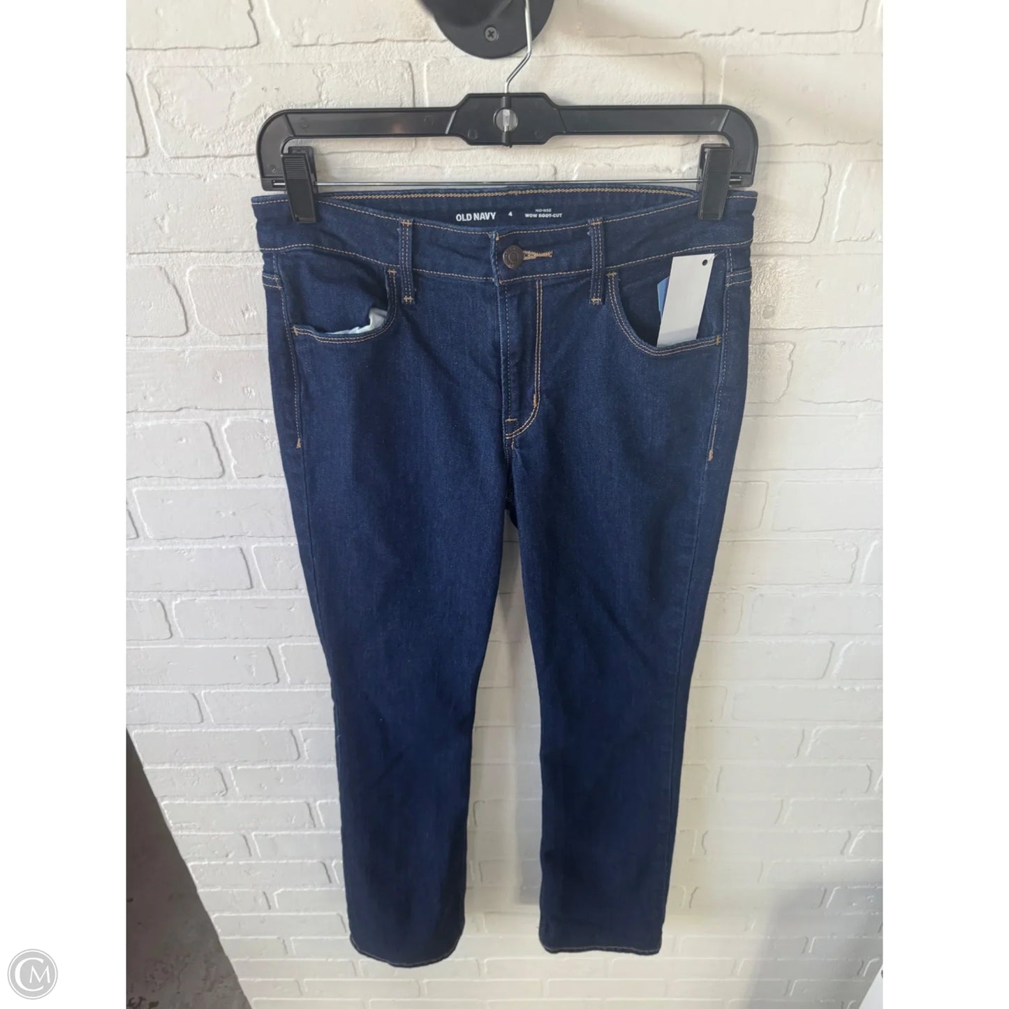 Jeans Boot Cut By Old Navy In Blue Denim, Size: 4
