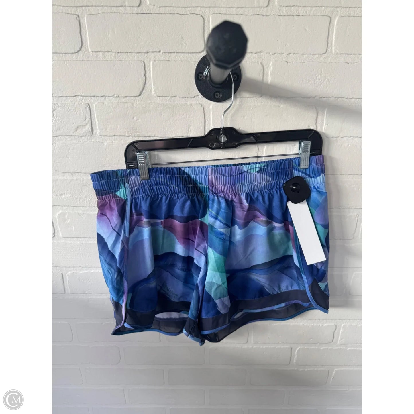 Athletic Shorts By Athleta In Blue & Purple, Size: 12