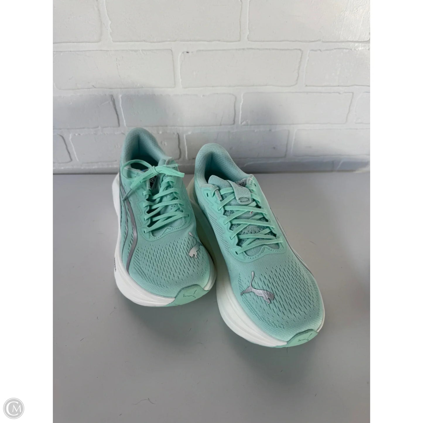 Shoes Athletic By Puma In Blue & White, Size: 9