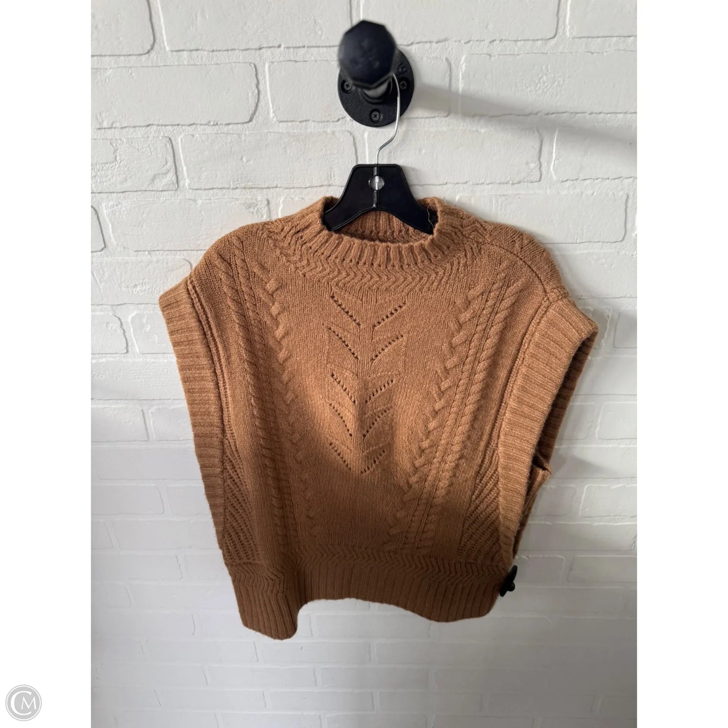 Vest Sweater By Wit & Wisdom In Brown, Size: L