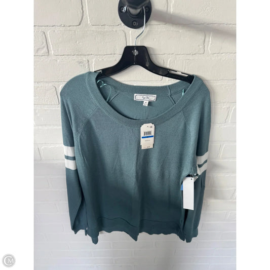 Sweater By Hippie Rose In Green & White, Size: Xl