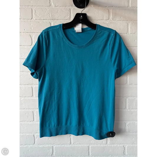 Athletic Top Short Sleeve By Athleta In Blue, Size: M