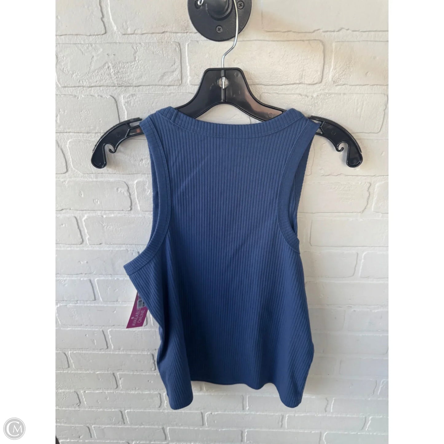 Top Sleeveless Basic By Gap In Blue, Size: Xl
