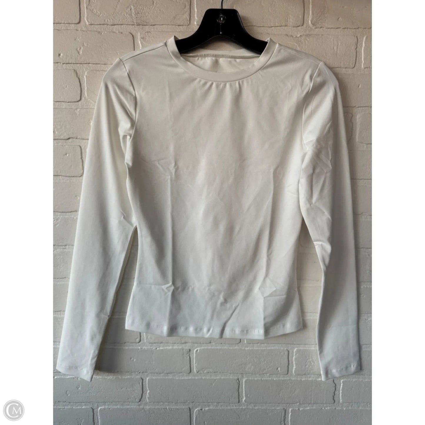 Athletic Top Long Sleeve Crewneck By Automet In White, Size: S