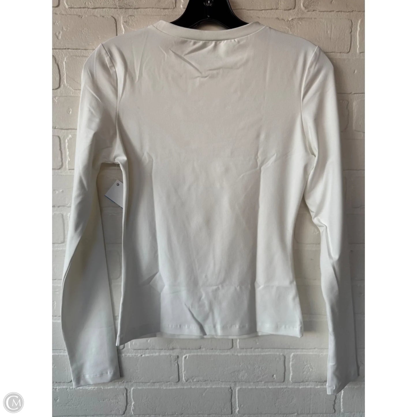 Athletic Top Long Sleeve Crewneck By Automet In White, Size: S