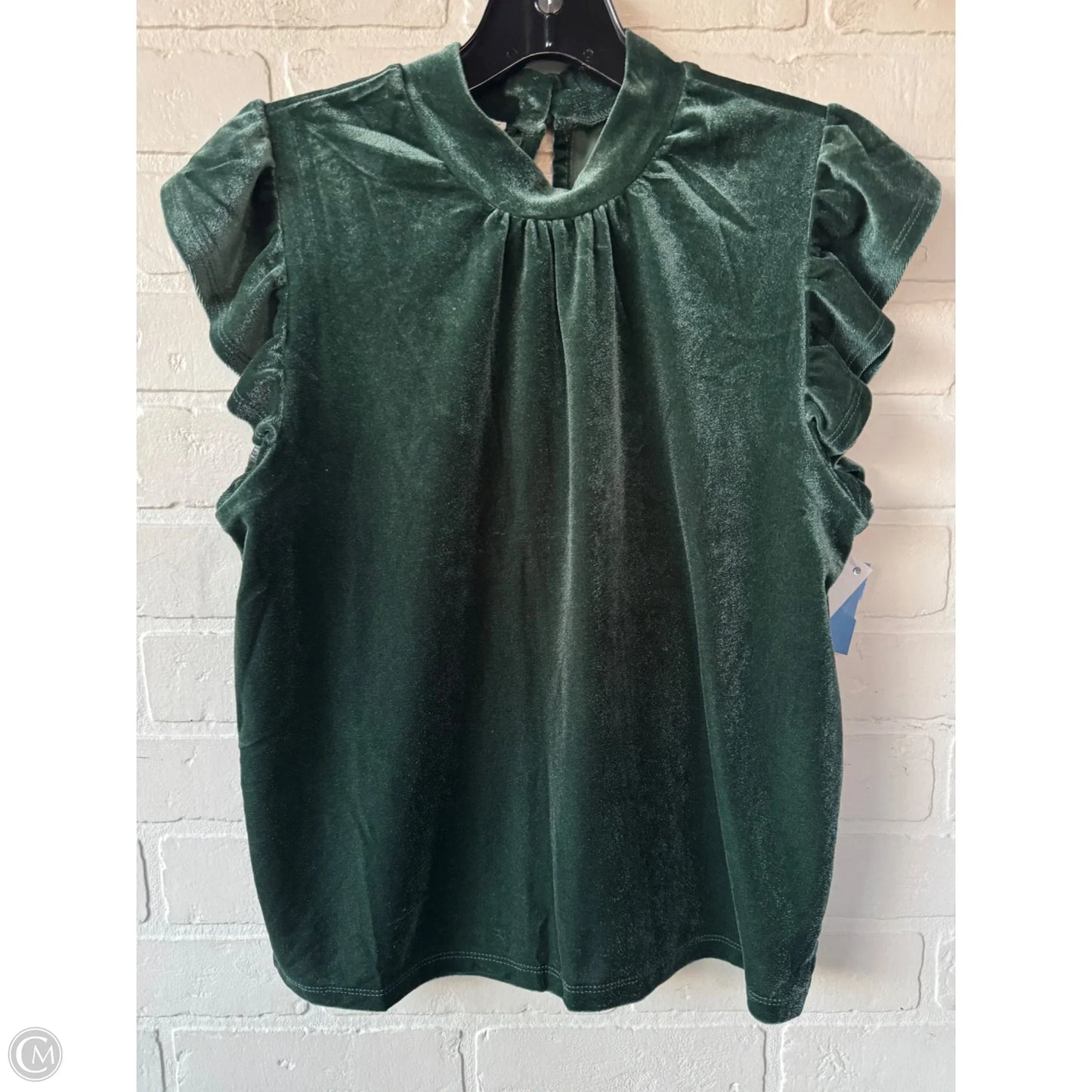 Top Short Sleeve By Olive And Oak In Green, Size: M