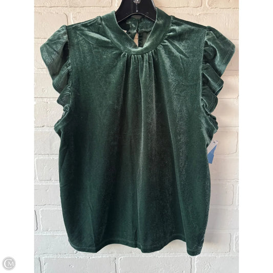 Top Short Sleeve By Olive And Oak In Green, Size: M