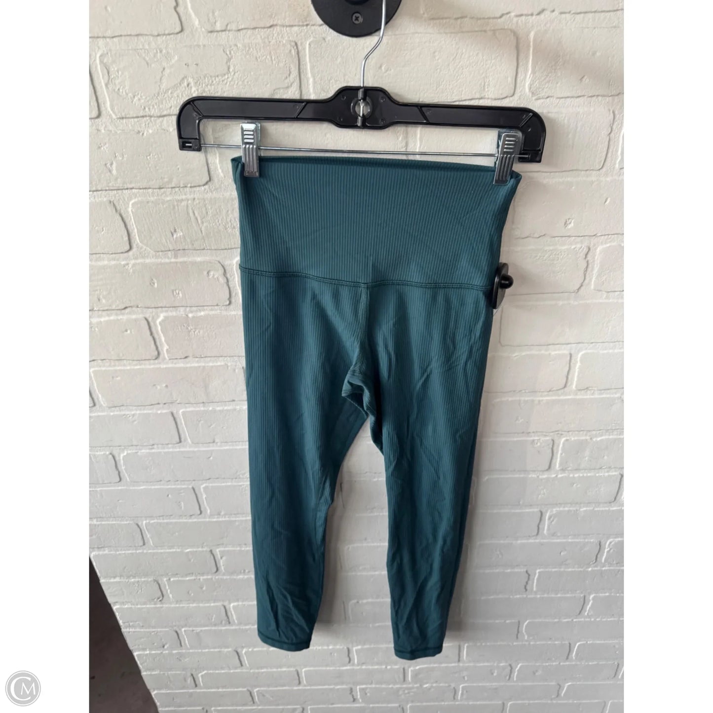 Athletic Leggings Capris By Lululemon In Green, Size: 4