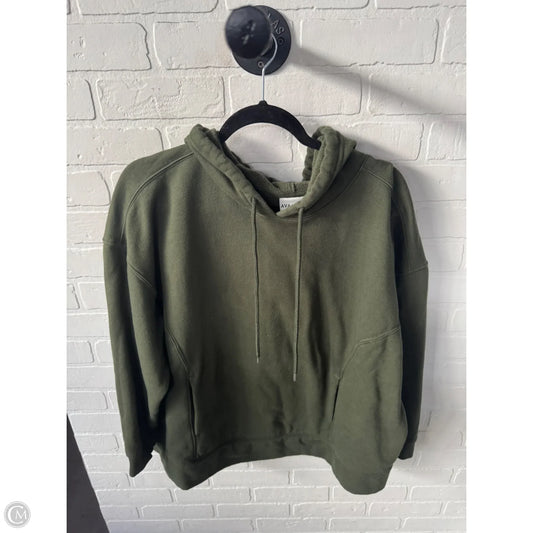 Sweatshirt Hoodie By Ava & Viv In Green, Size: 1x