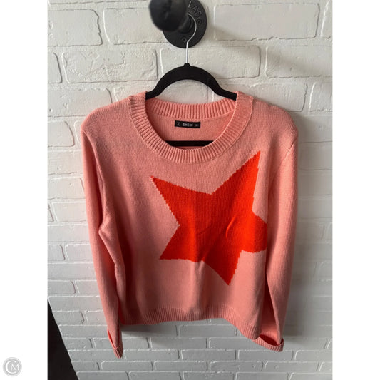 Sweater By Shein In Orange, Size: L