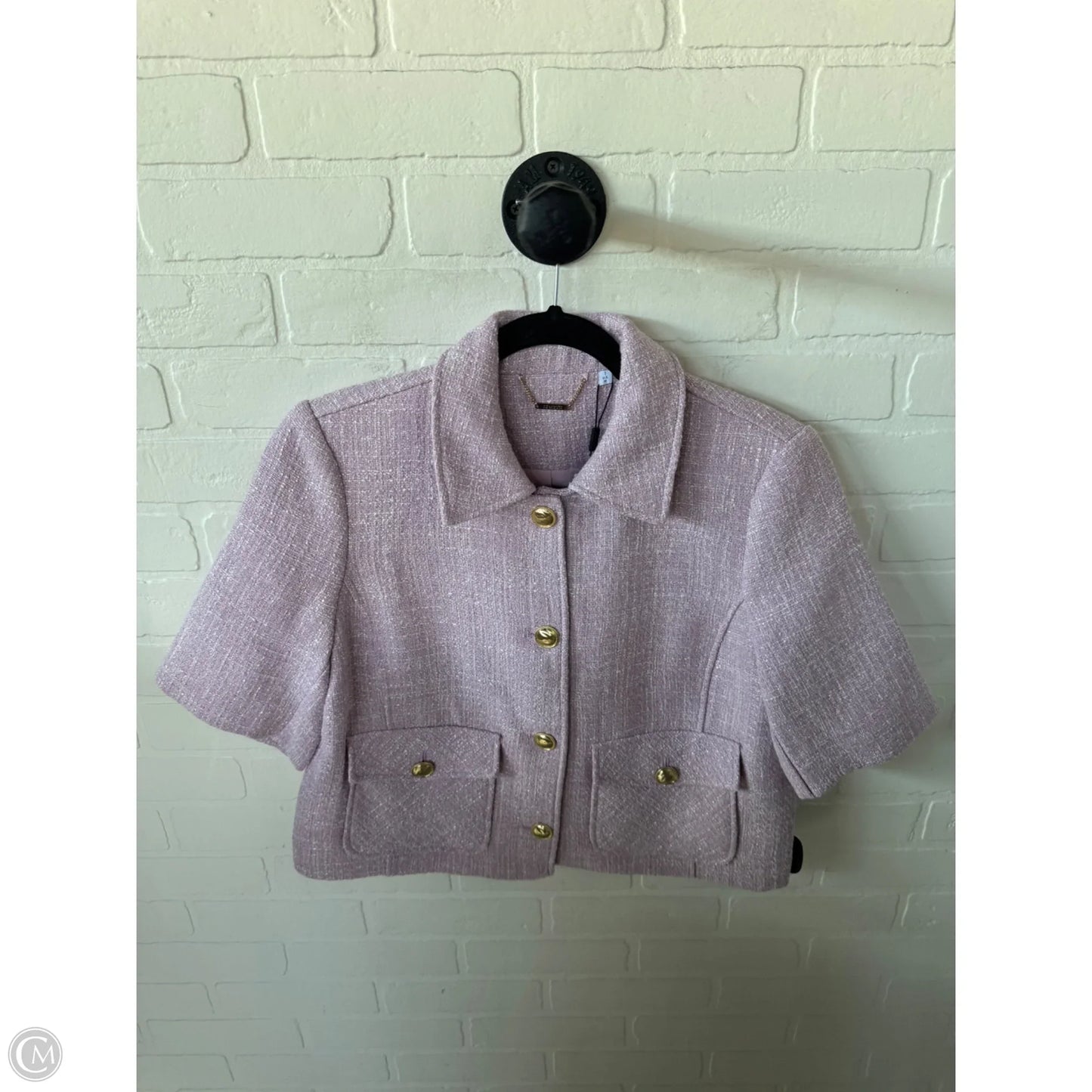 Blazer By Chicos In Pink, Size: M