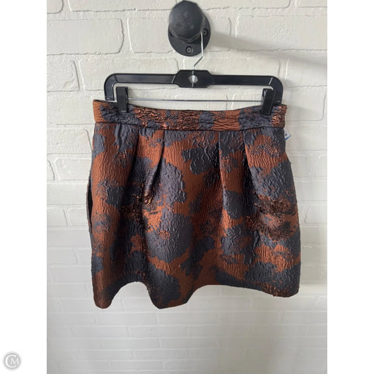 Skirt Mini & Short By Eva Franco In Black & Brown, Size: 10