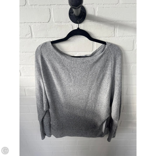 Top Long Sleeve Basic By Evereve In Grey, Size: M