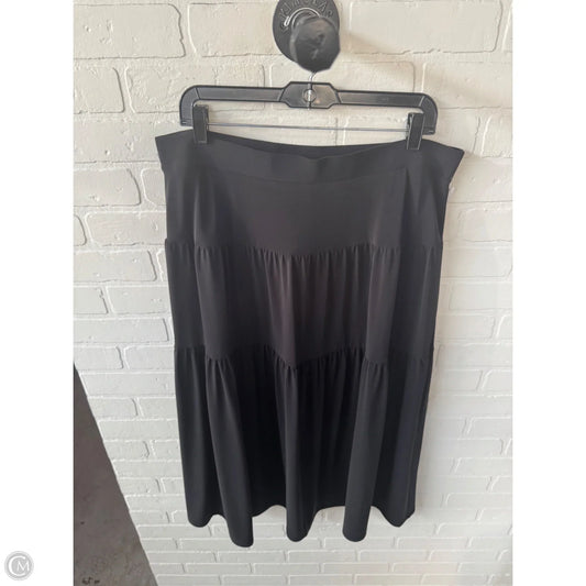 Skirt Maxi By Simply Vera In Black, Size: 16