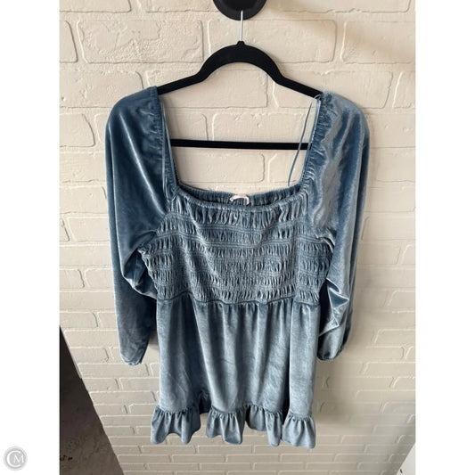 Dress Party Short By Lc Lauren Conrad In Blue, Size: Xl