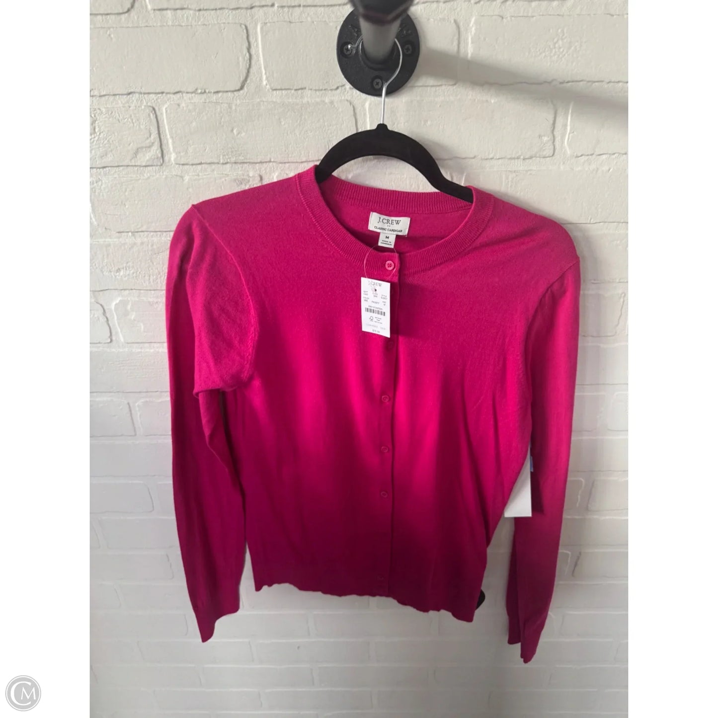 Sweater Cardigan By J. Crew In Pink, Size: M