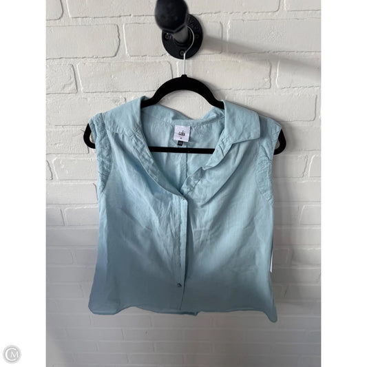 Top Sleeveless By Cabi In Blue, Size: M