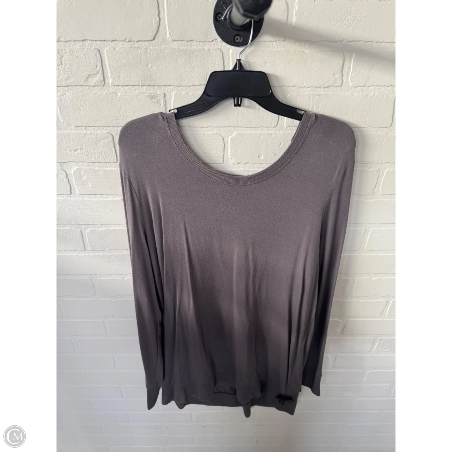 Athletic Sweatshirt Crewneck By Athleta In Grey, Size: L