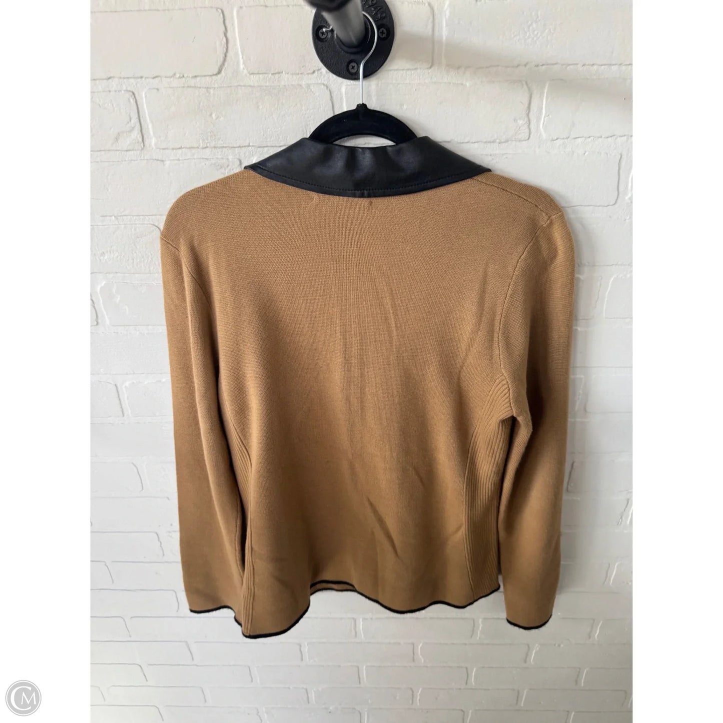 Blazer By Jones New York In Black & Brown, Size: L