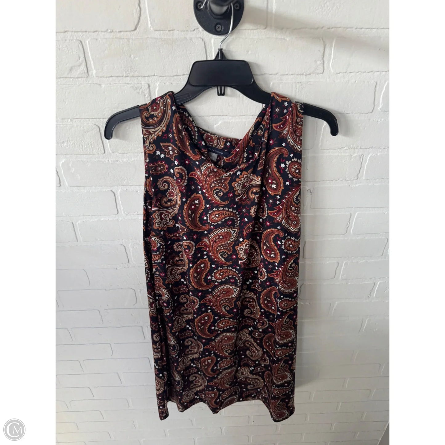 Dress Casual Short By Tommy Hilfiger In Blue & Brown, Size: Xl