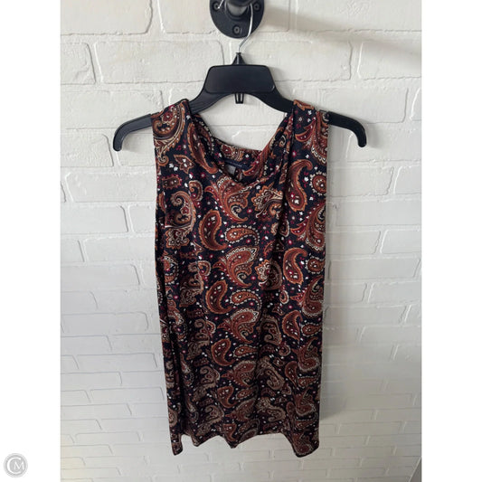 Dress Casual Short By Tommy Hilfiger In Blue & Brown, Size: Xl