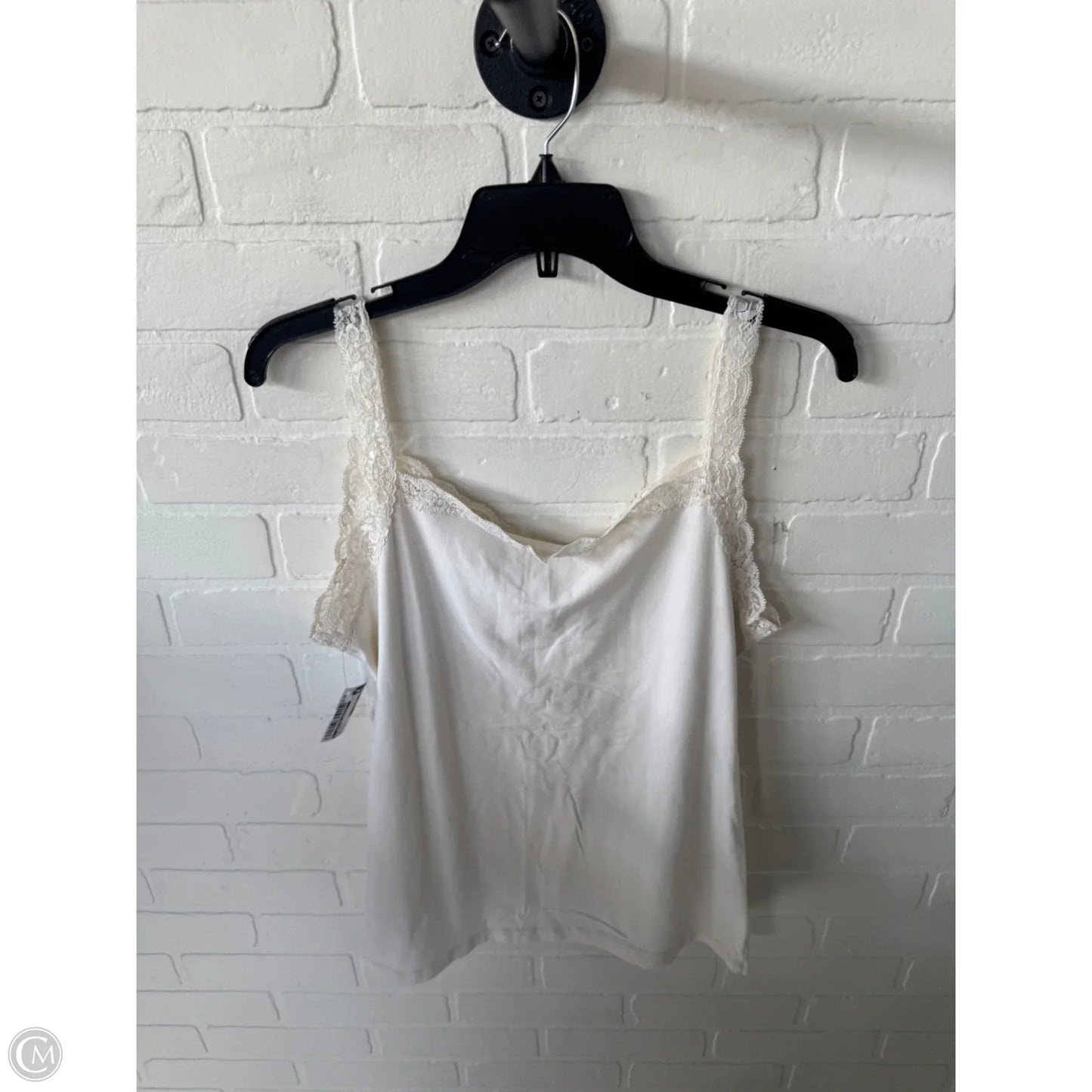 Top Cami By Clothes Mentor In Cream, Size: Xl