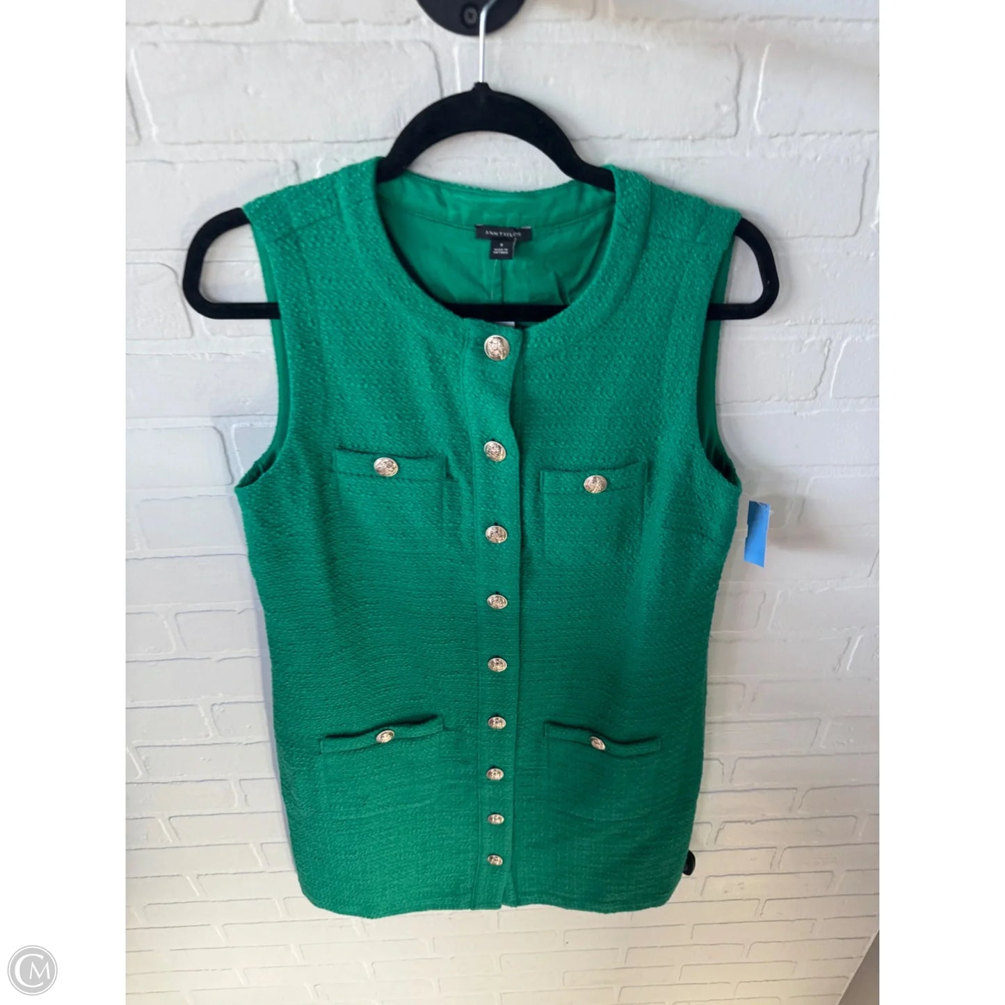 Dress Work By Ann Taylor In Green, Size: M