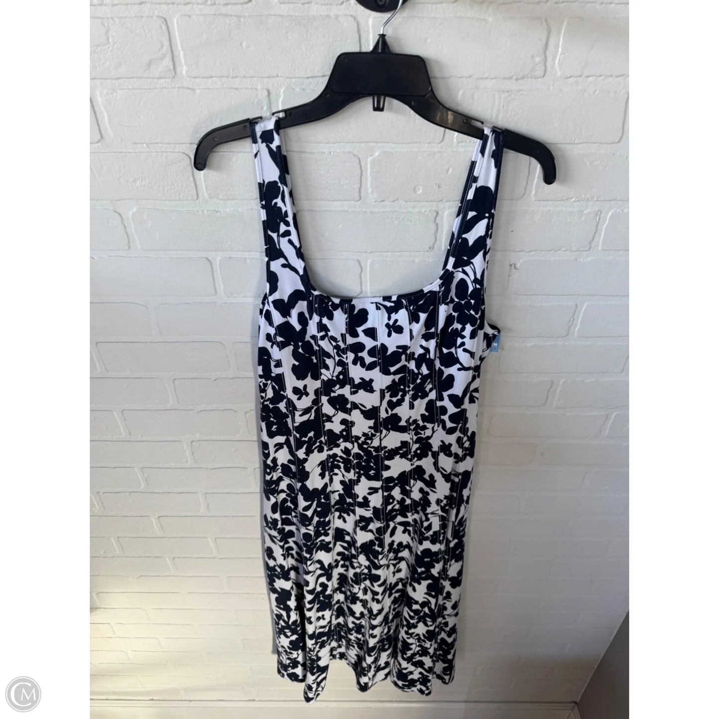 Dress Casual Maxi By Loft In Blue & White, Size: M