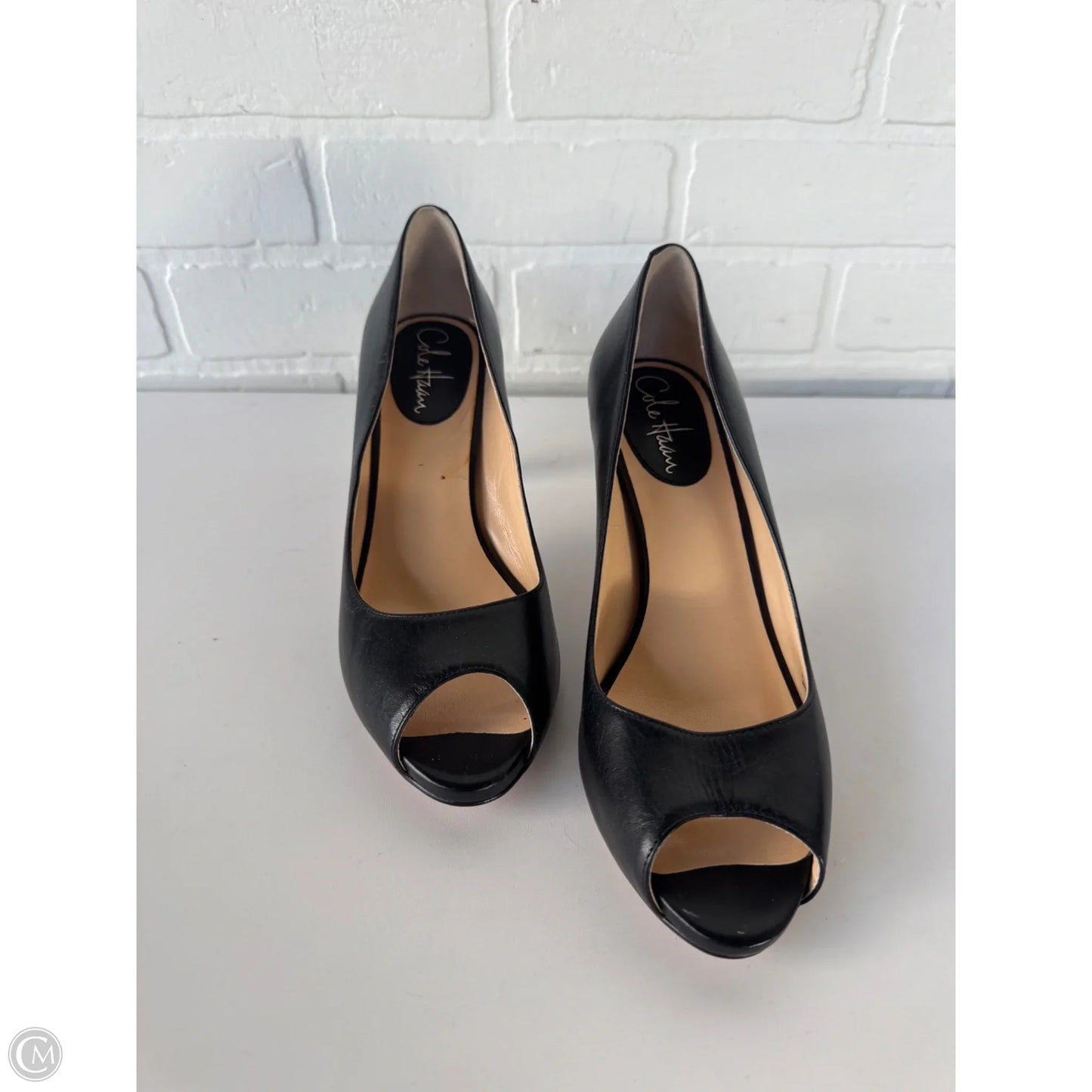 Sandals Heels Stiletto By Cole-haan In Black, Size: 8