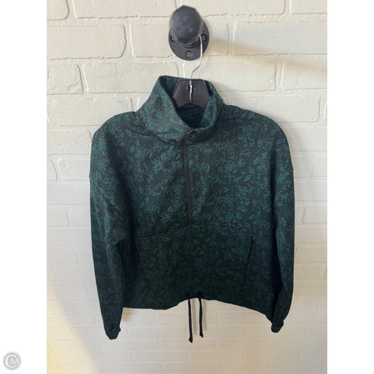Athletic Sweatshirt Collar By Mondetta In Black & Green, Size: Xs