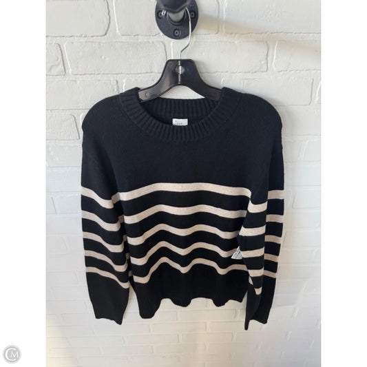 Sweater By A New Day In Black & Tan, Size: L