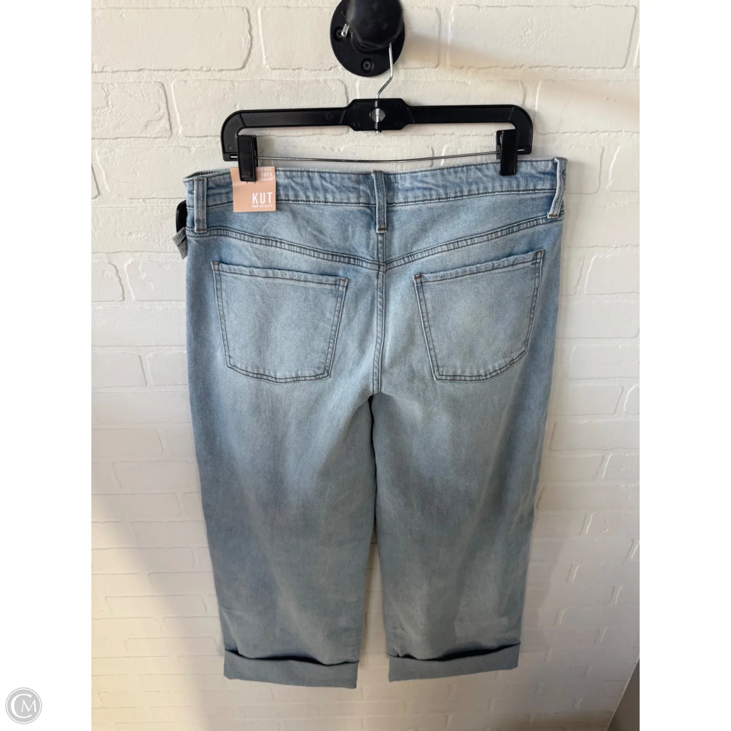 Jeans Wide Leg By Kut In Blue Denim, Size: 10