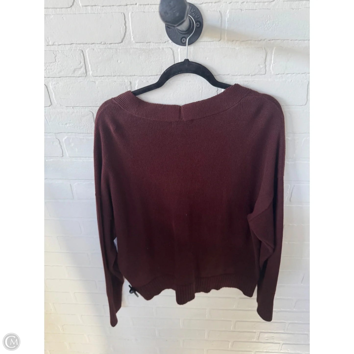 Sweater Cardigan By 525 In Brown, Size: L