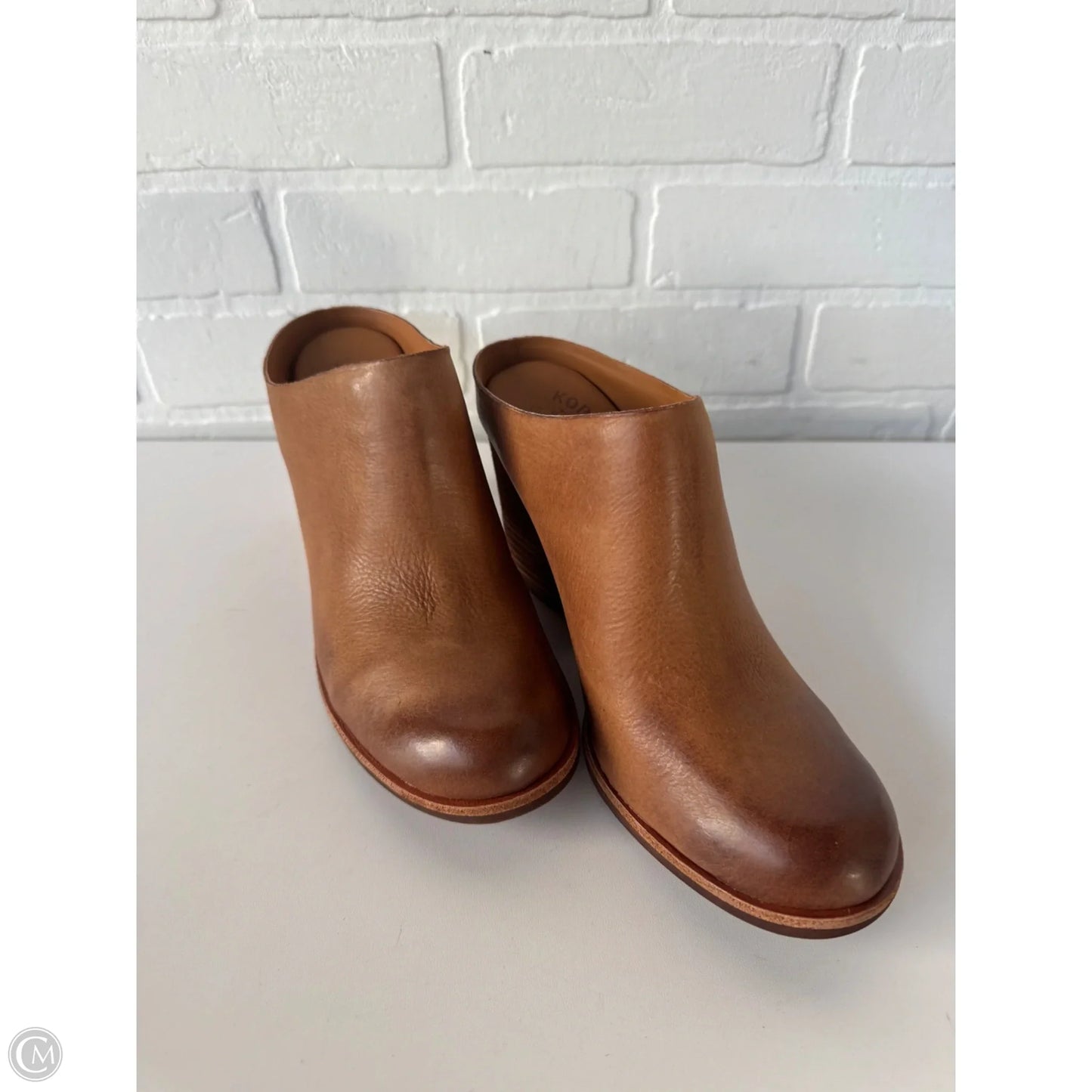 Boots Ankle Heels By Kork Ease In Brown, Size: 8