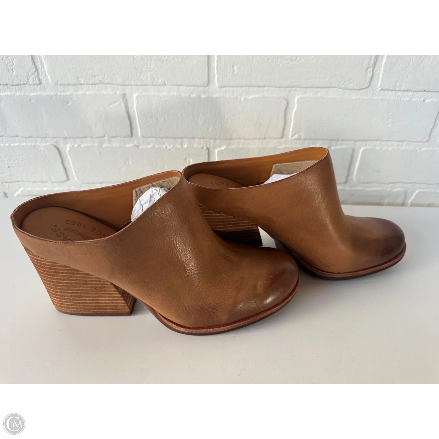 Boots Ankle Heels By Kork Ease In Brown, Size: 8