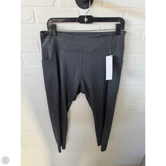 Athletic Leggings By Tek Gear In Grey, Size: 16