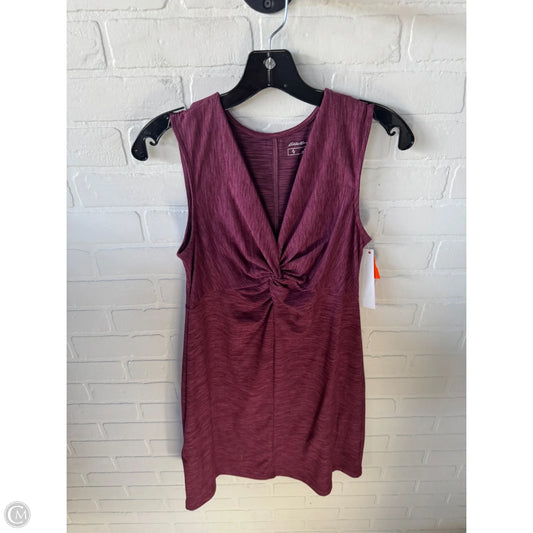 Athletic Dress By Eddie Bauer In Maroon, Size: S