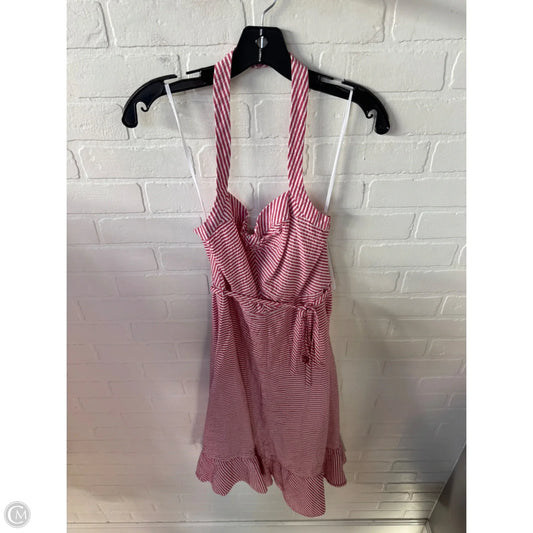 Dress Luxury Designer By Marc Jacobs In Red & White, Size: S