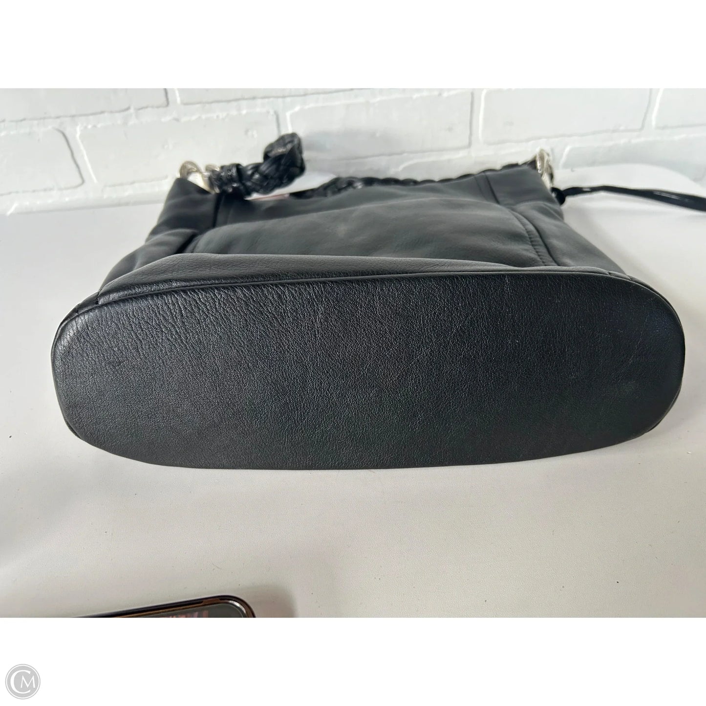 Handbag Leather By Brighton, Size: Medium