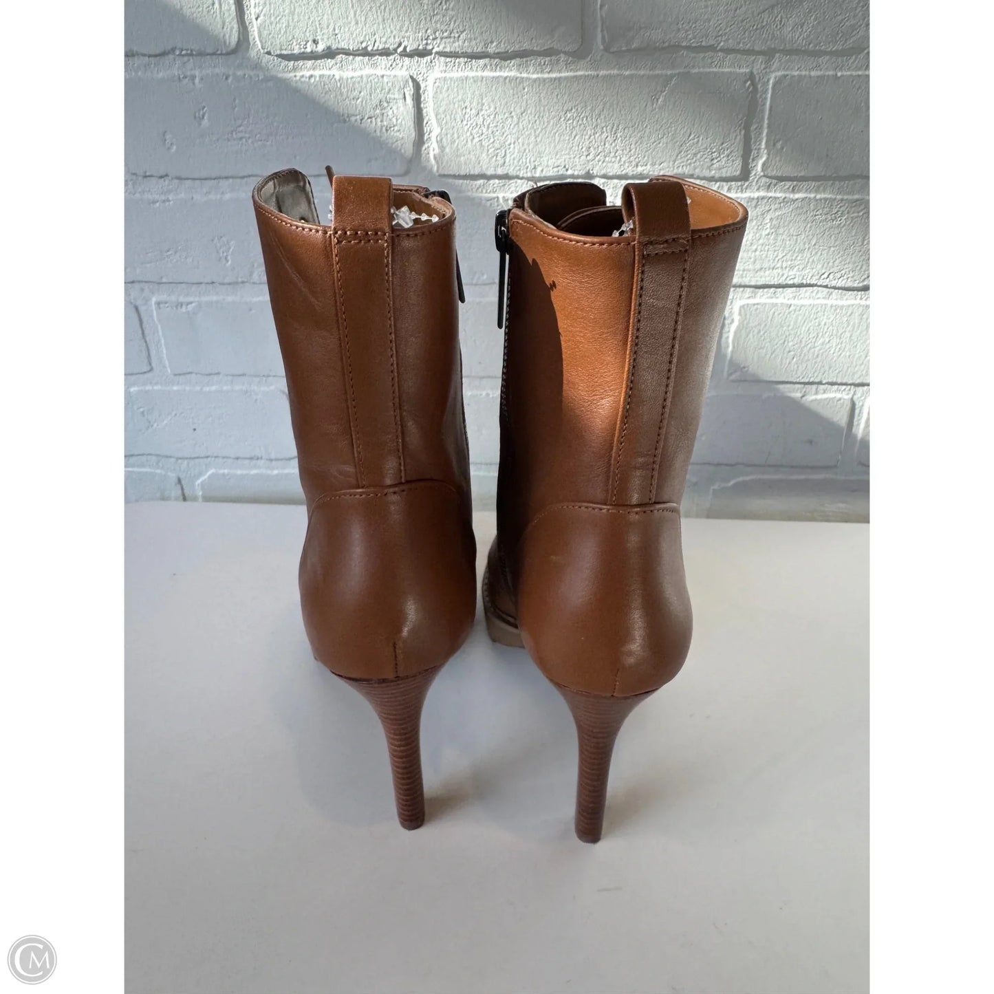 Boots Ankle Heels By Michael By Michael Kors In Brown, Size: 8