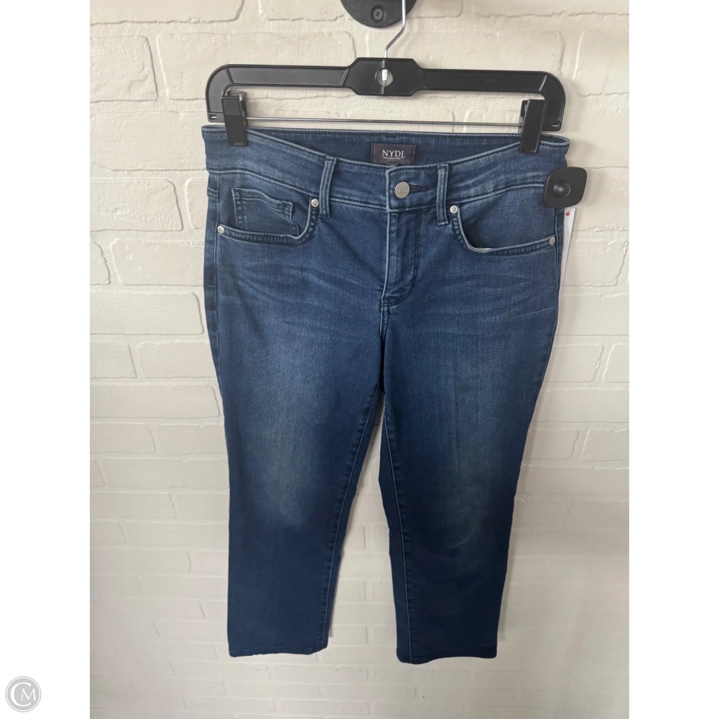Jeans Straight By Not Your Daughters Jeans In Blue Denim, Size: 4p