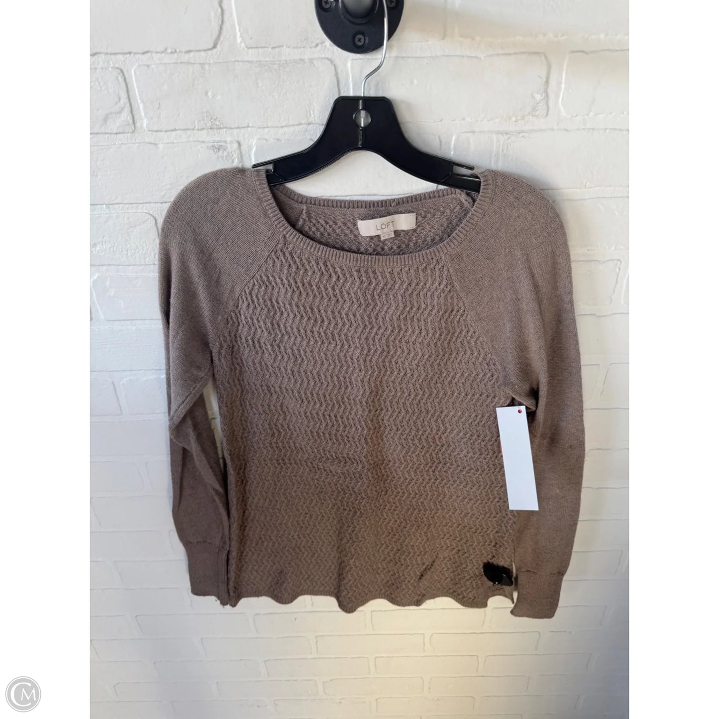 Sweater By Loft In Brown, Size: Xs