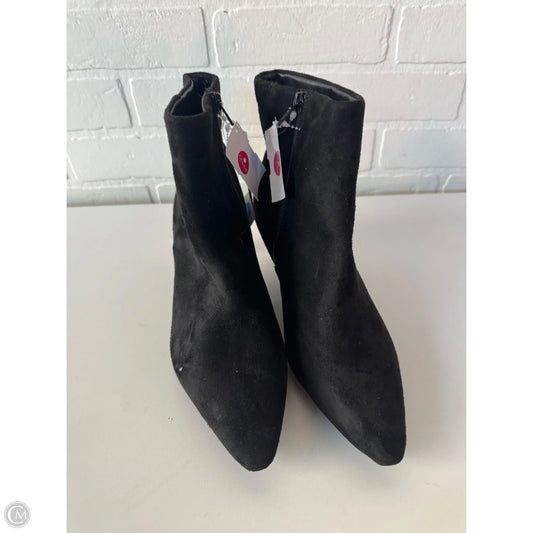 Boots Ankle Heels By Universal Thread In Black, Size: 7.5
