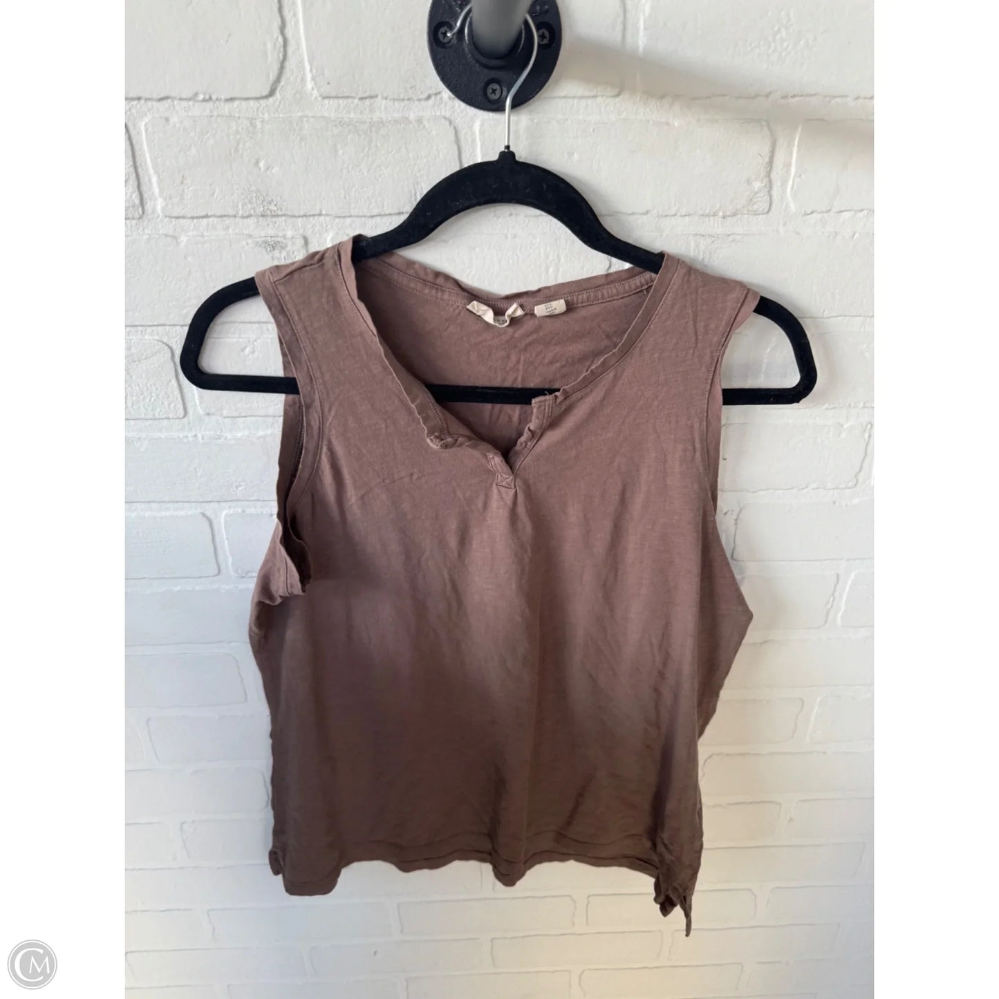 Top Sleeveless Basic By Christian Siriano In Brown, Size: L