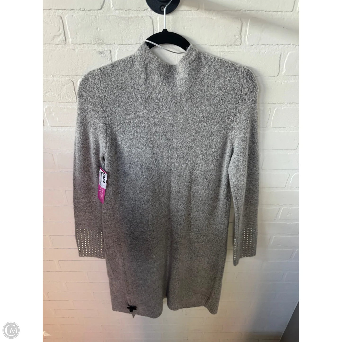 Sweater Cardigan By Inc In Grey, Size: M