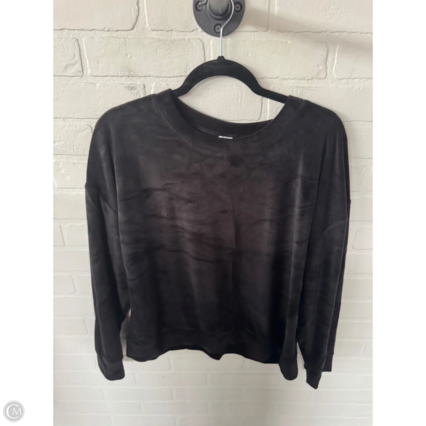 Sweatshirt Crewneck By Gap In Black, Size: L
